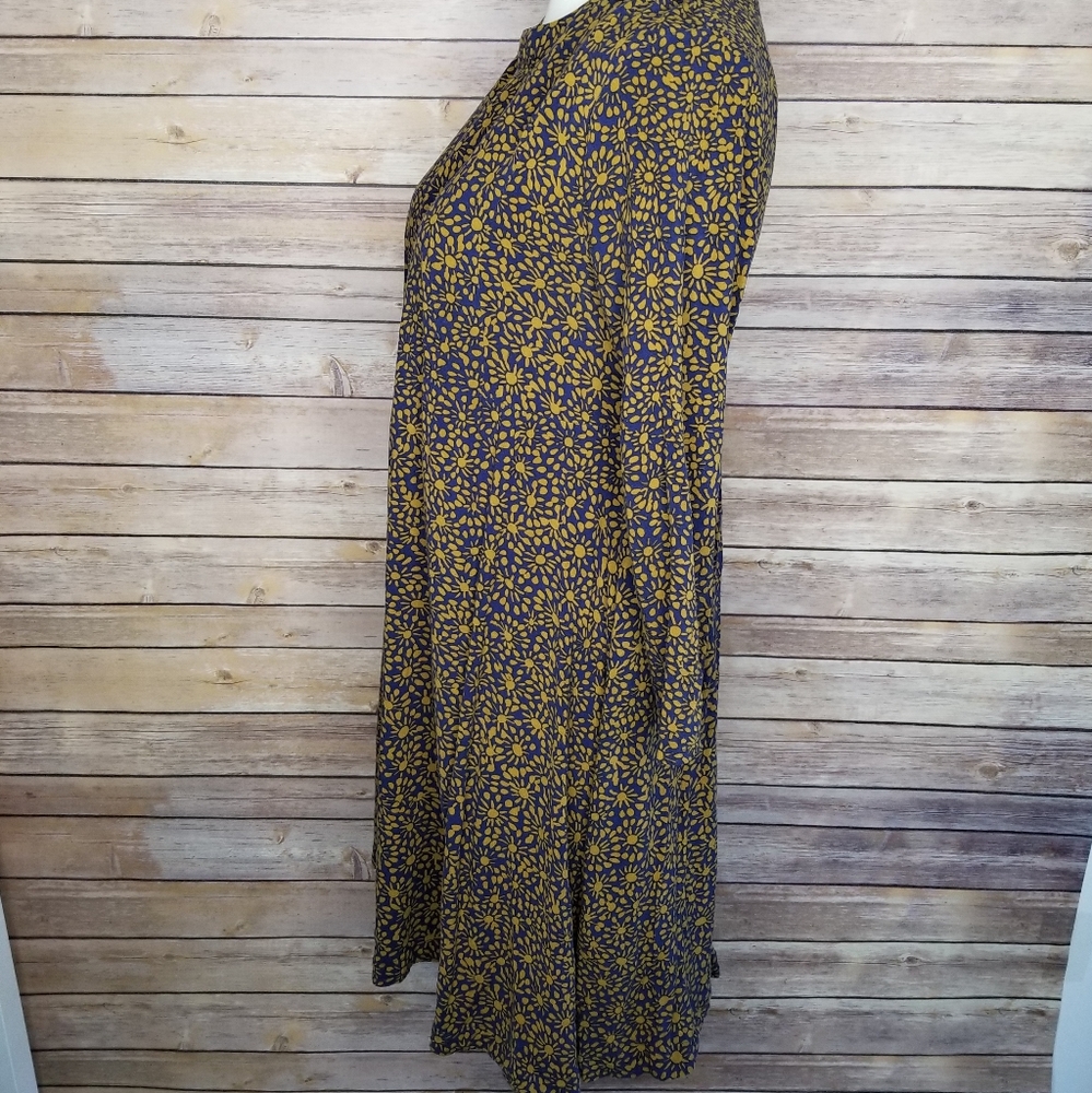 H&M Geometric 3/4 Sleeve Mini Dress Crewneck - Picture 3 of 6